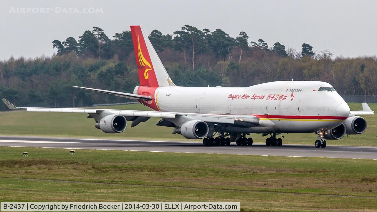 B-2437, 1991 Boeing 747-481(BDSF) C/N 25207, departure via RW24