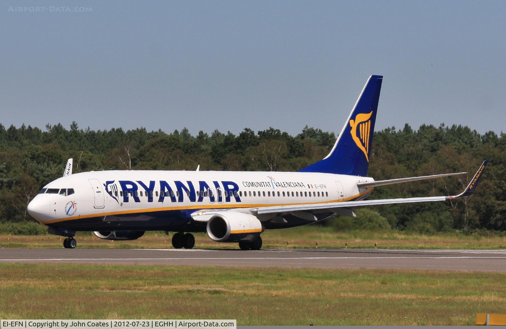 EI-EFN, 2009 Boeing 737-8AS C/N 37538, Lining up 26