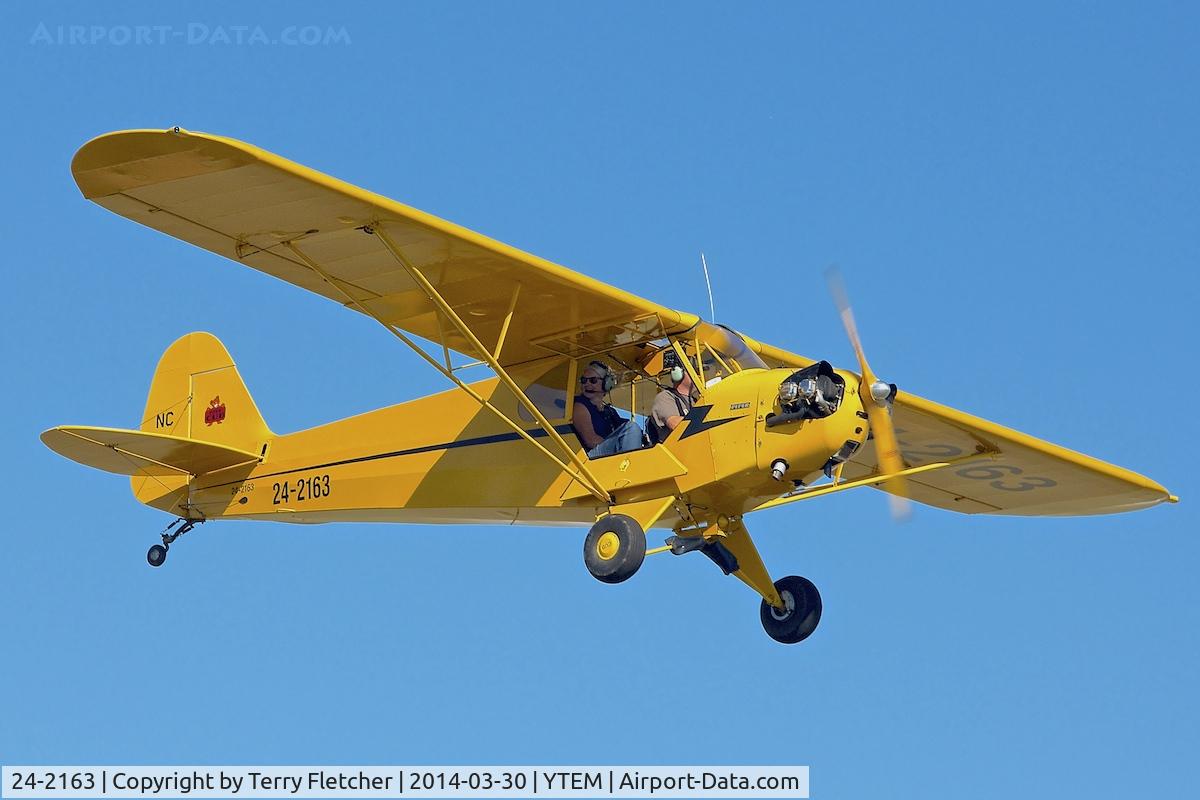 24-2163, 1946 Piper J3C-65 Cub Cub C/N 16605, At Temora Airport during the 40th Anniversary Fly-In of the Australian Antique Aircraft Association