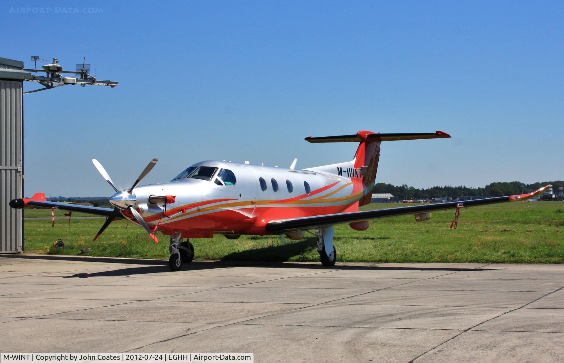 M-WINT, 2012 Pilatus PC-12/47E C/N 1346, At Pilatus Centre