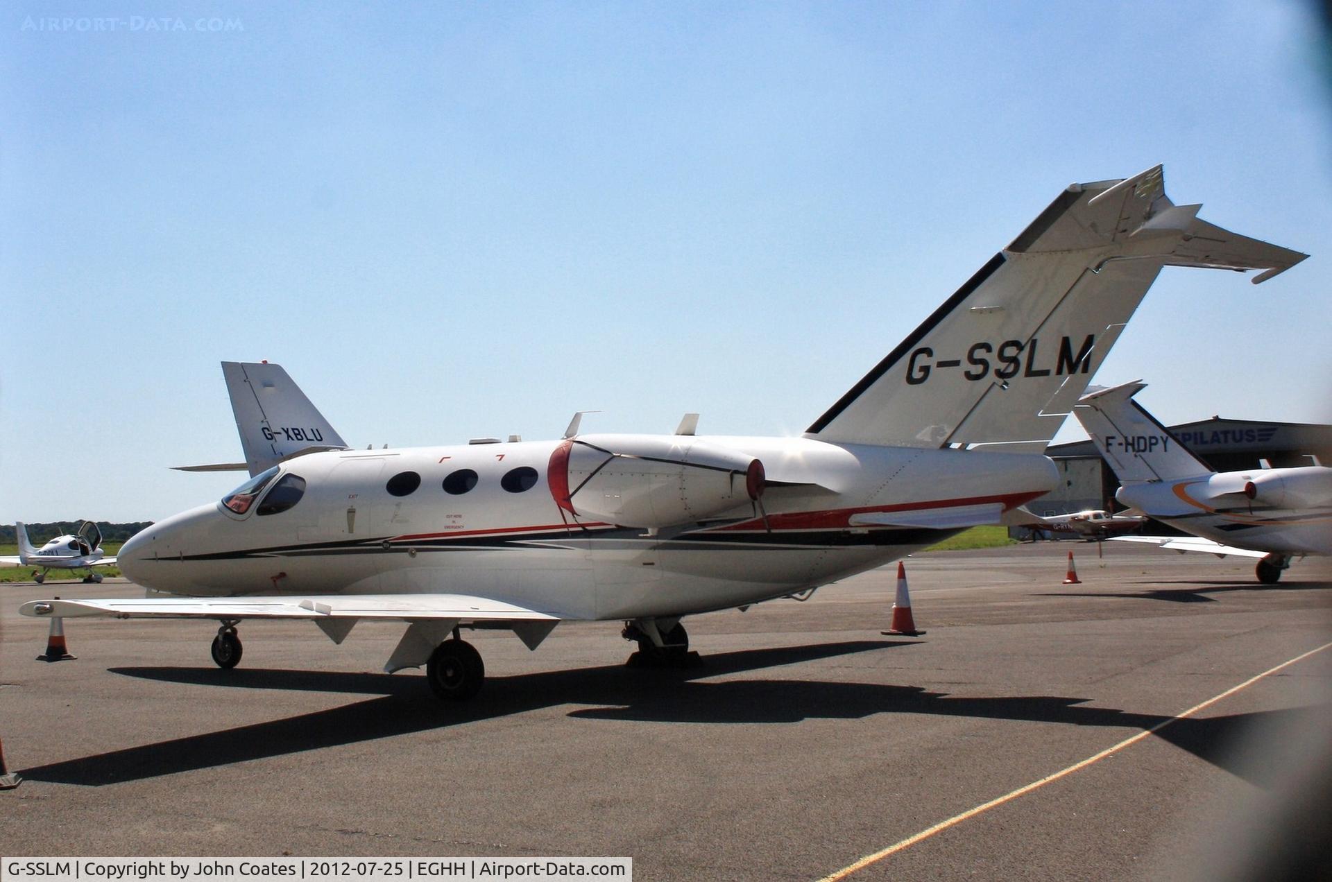 G-SSLM, 2009 Cessna 510 Citation Mustang Citation Mustang C/N 510-0190, At CSE