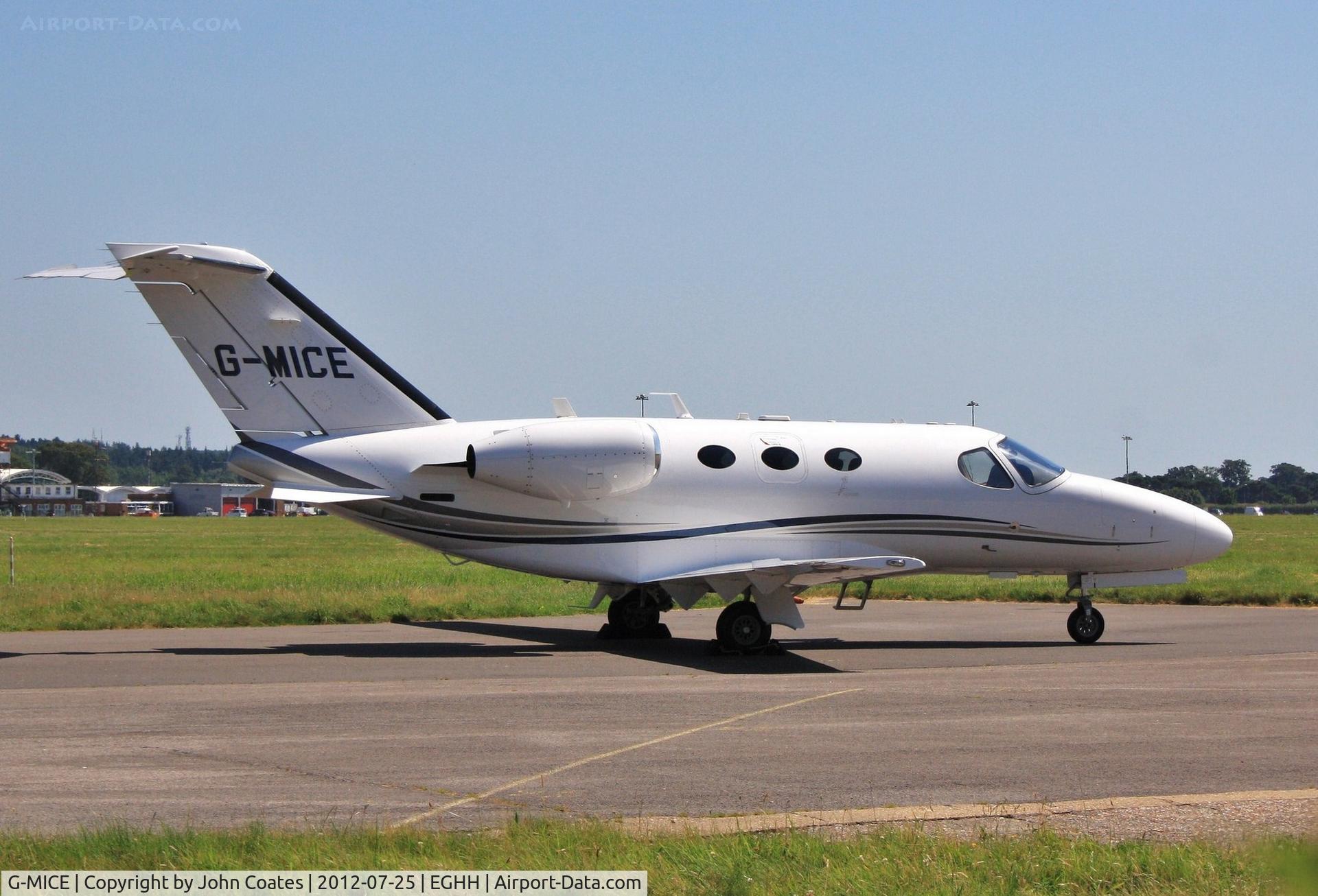 G-MICE, 2009 Cessna 510 Citation Mustang Citation Mustang C/N 510-0156, At CSE