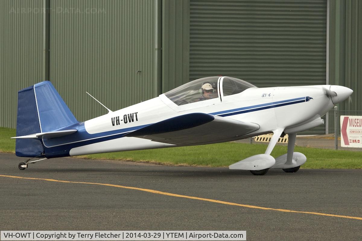 VH-OWT, 1998 Vans RV-6 C/N N431, At Temora Airport during the 40th Anniversary Fly-In of the Australian Antique Aircraft Association