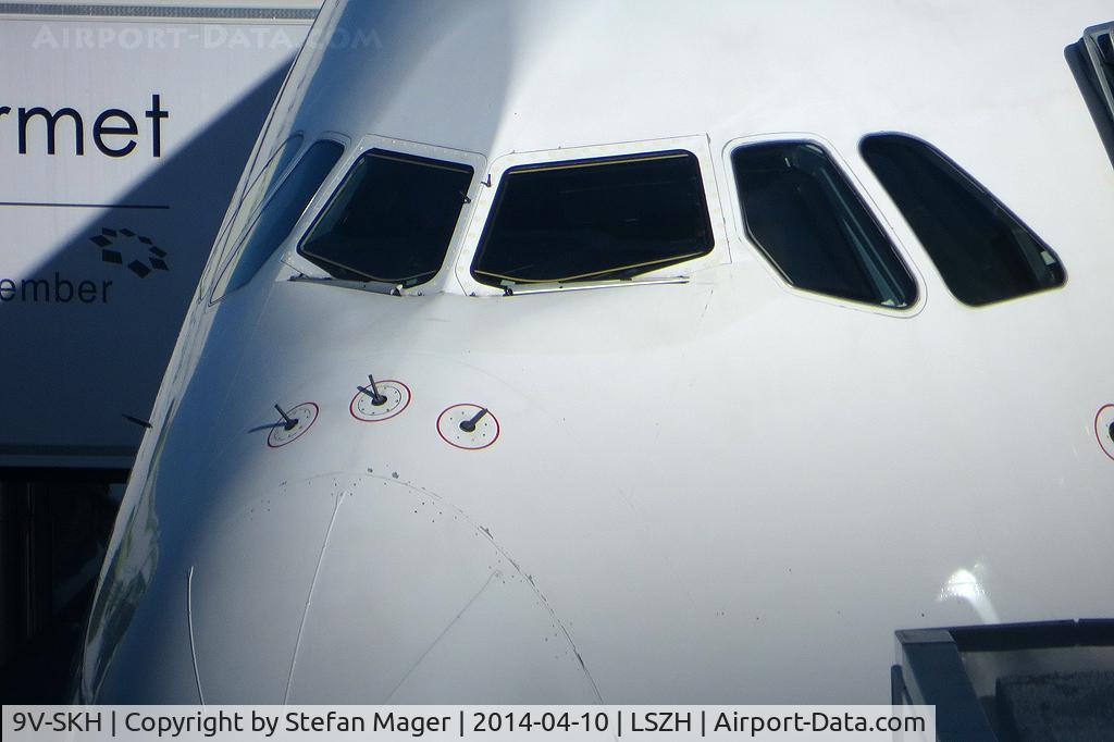 9V-SKH, 2008 Airbus A380-841 C/N 021, Singapore Airlines Airbus A380 @ZRH