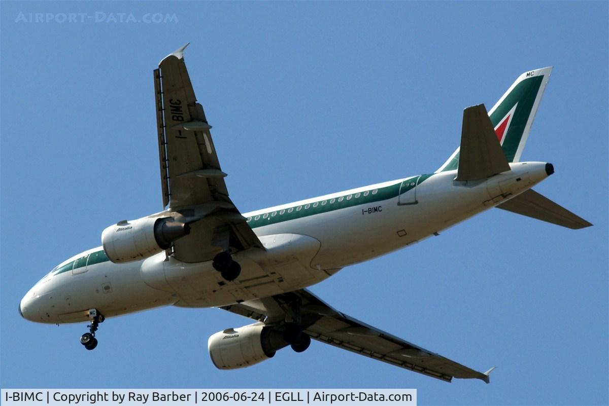 I-BIMC, 2003 Airbus A319-112 C/N 2057, Airbus A319-112 [2057] (Alitalia) Home~G 24/06/2006. On approach 27R.