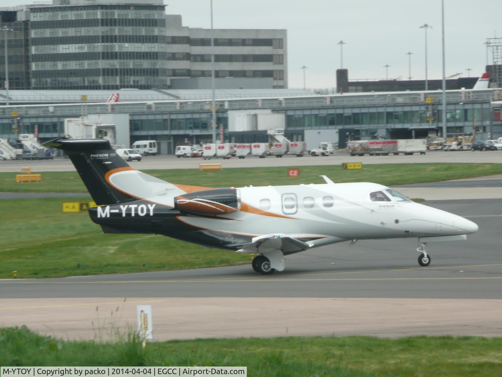 M-YTOY, 2009 Embraer EMB-500 Phenom 100 C/N 50000112, taken from the avp now off the OCS RAMP