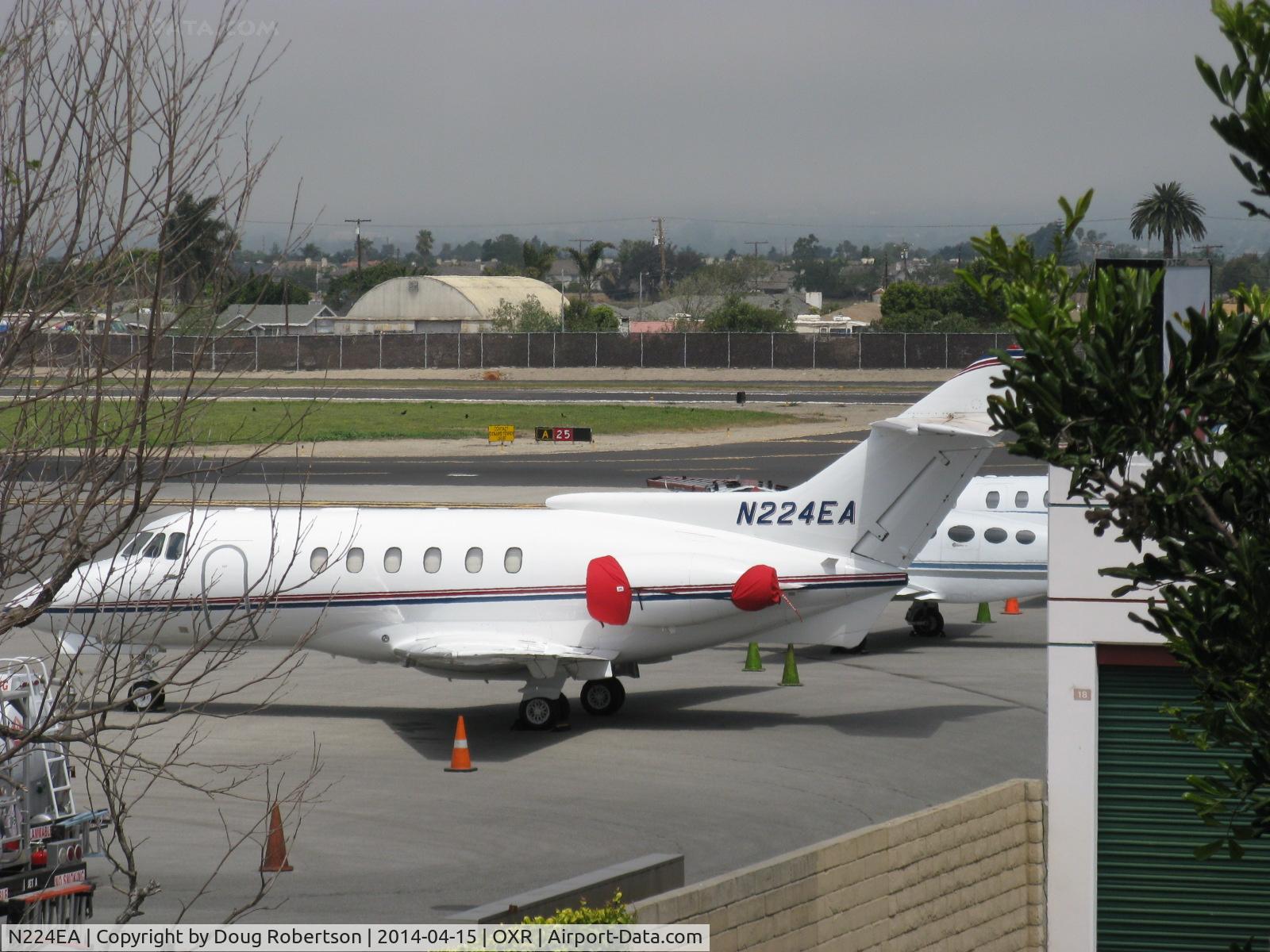 N224EA, 1980 Hawker Siddeley HS.125 Series 700A C/N 257088, 1976 Hawker-Siddeley HS.125 Series 700A, two Garrett Airesearch TFE731-3-RH Turbofans 3,700 lb st each. Shot taken off airport.