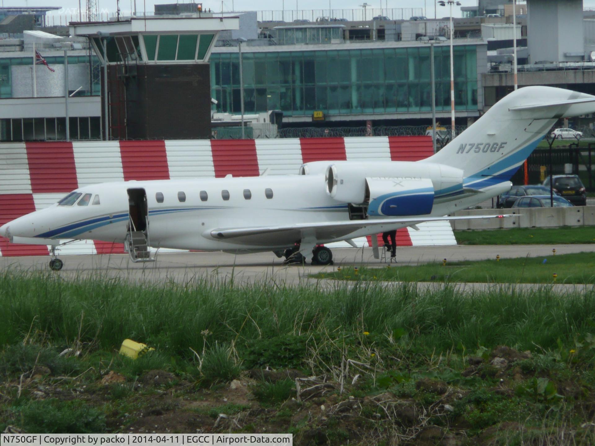 N750GF, 2005 Cessna 750 Citation X C/N 750-0244, on the ocs ramp