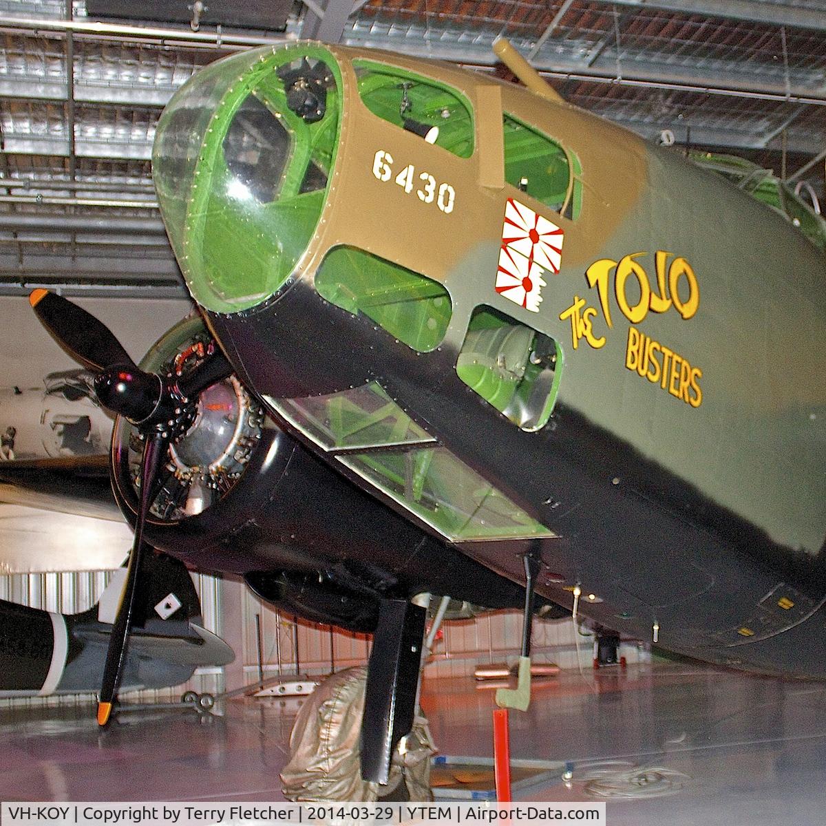 VH-KOY, 1939 Lockheed Hudson IVA C/N 6041, Exhibited at the Temora Aviation Museum in New South Wales , Australia