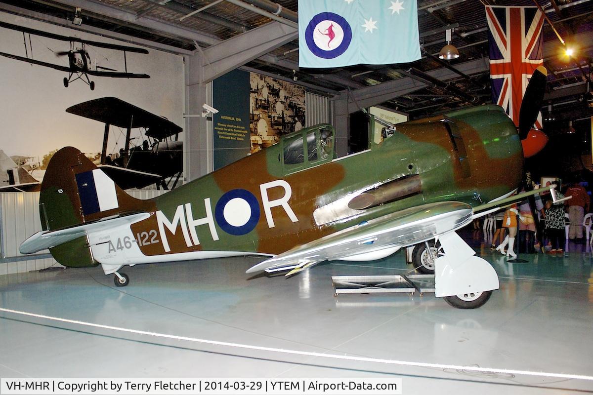 VH-MHR, 1943 Commonwealth CA-13 Boomerang C/N 945, Exhibited at the Temora Aviation Museum in New South Wales , Australia
