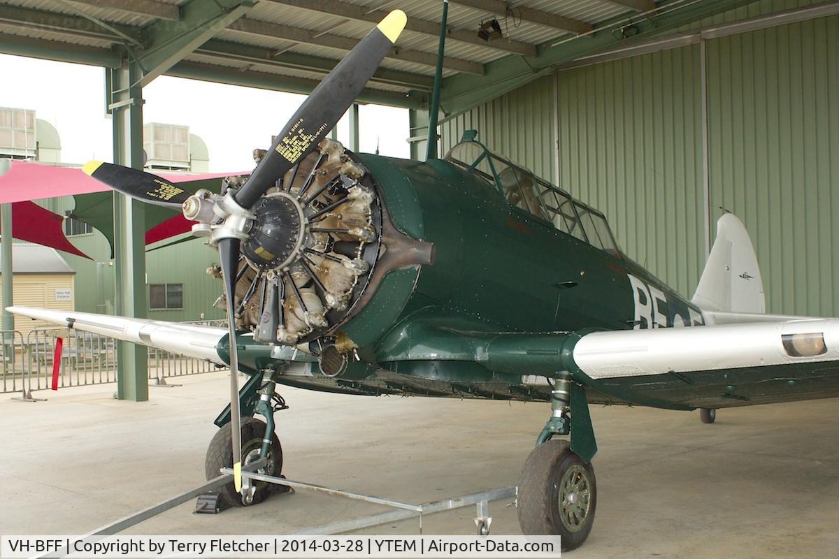 VH-BFF, 1944 Commonwealth CA-16 Wirraway Mk.3 C/N 1105, Exhibited at the Temora Aviation Museum in New South Wales , Australia
