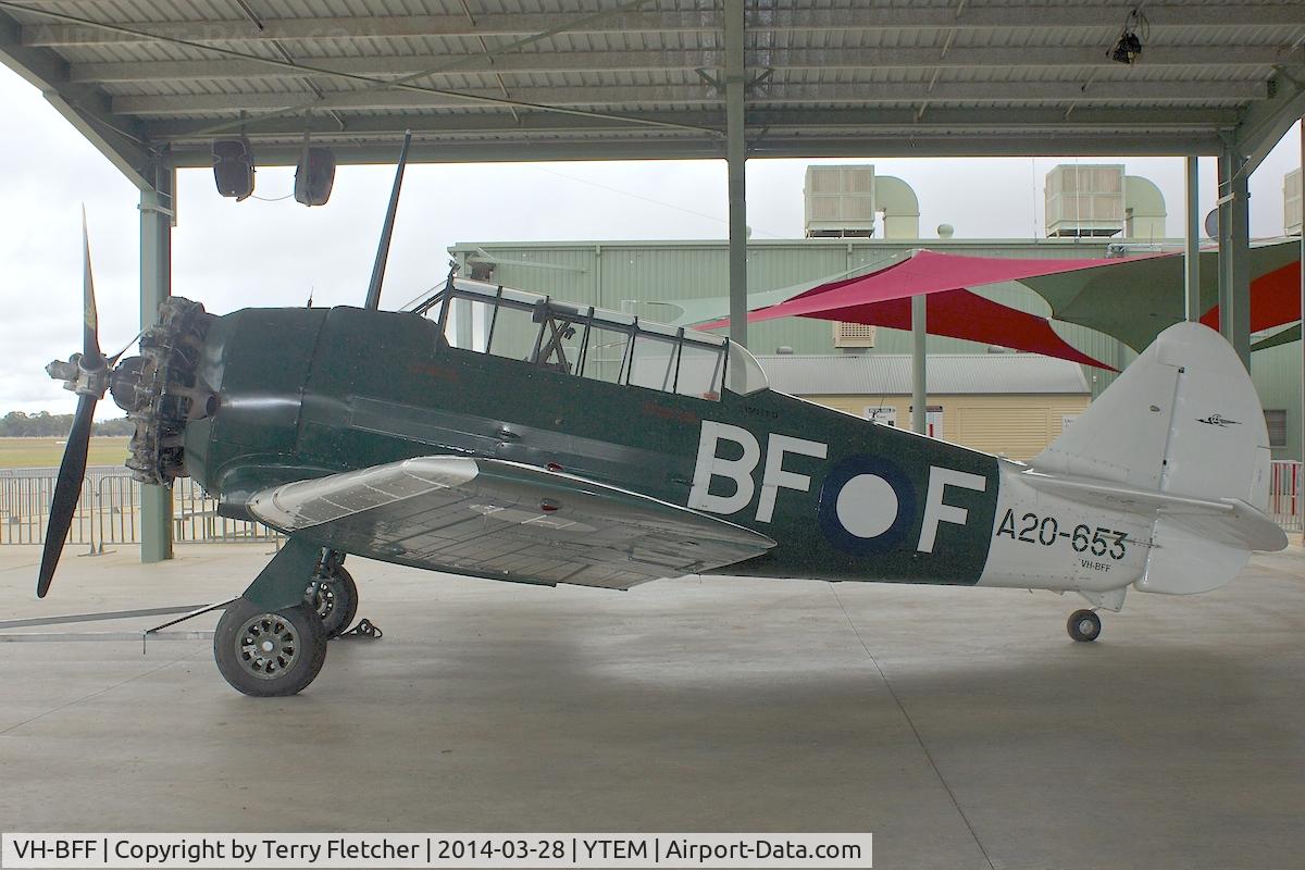 VH-BFF, 1944 Commonwealth CA-16 Wirraway Mk.3 C/N 1105, Exhibited at the Temora Aviation Museum in New South Wales , Australia