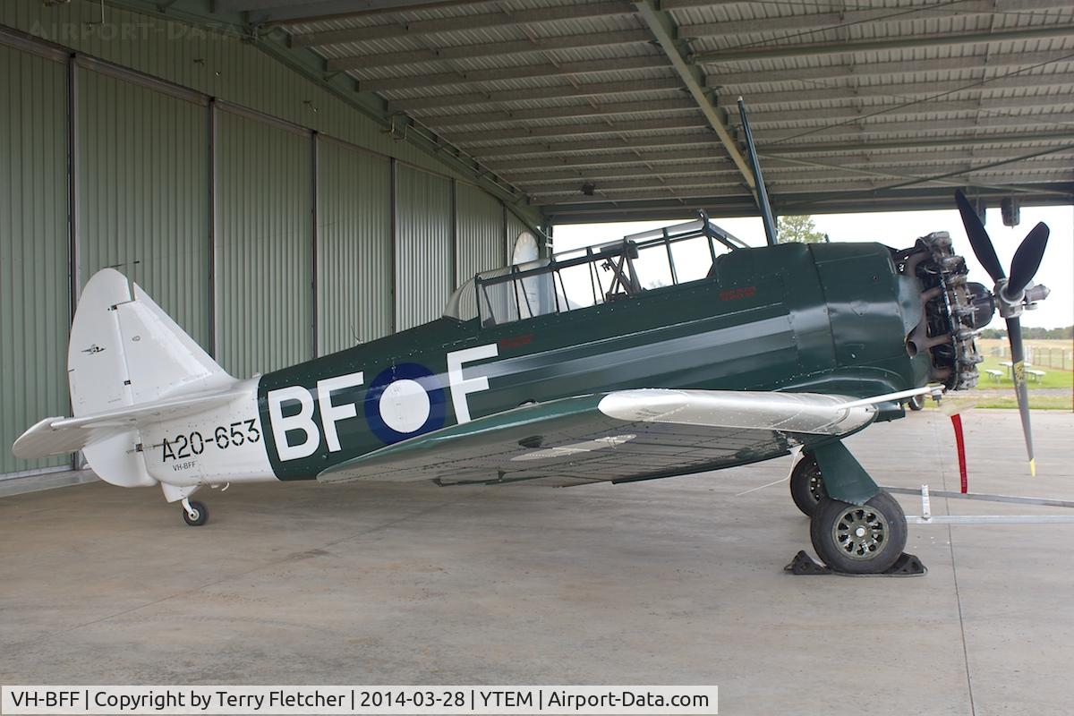 VH-BFF, 1944 Commonwealth CA-16 Wirraway Mk.3 C/N 1105, Exhibited at the Temora Aviation Museum in New South Wales , Australia
