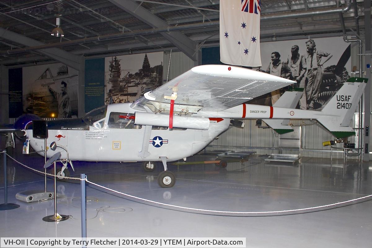 VH-OII, 1967 Cessna O-2A Super Skymaster C/N 337M-0113, Exhibited at the Temora Aviation Museum in New South Wales , Australia -  ex USAF 67-21407