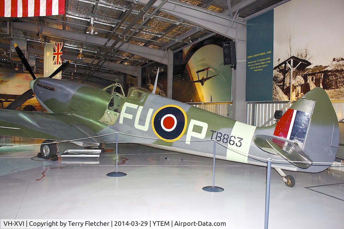 VH-XVI, Supermarine 361 Spitfire LF.XVIe C/N CBAF.10895, Exhibited at the Temora Aviation Museum in New South Wales , Australia
