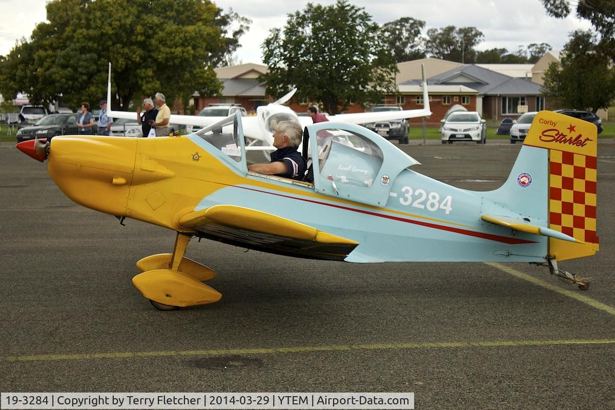 19-3284, 2000 Corby CJ-1 Starlet C/N 51, At Temora Airport during the 40th Anniversary Fly-In of the Australian Antique Aircraft Association