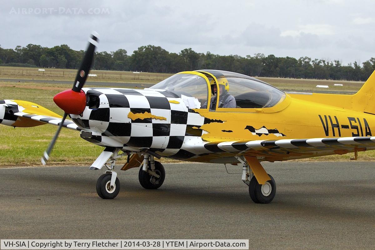 VH-SIA, 1968 SIAI-Marchetti SF-260 C/N 113, At Temora Airport during the 40th Anniversary Fly-In of the Australian Antique Aircraft Association