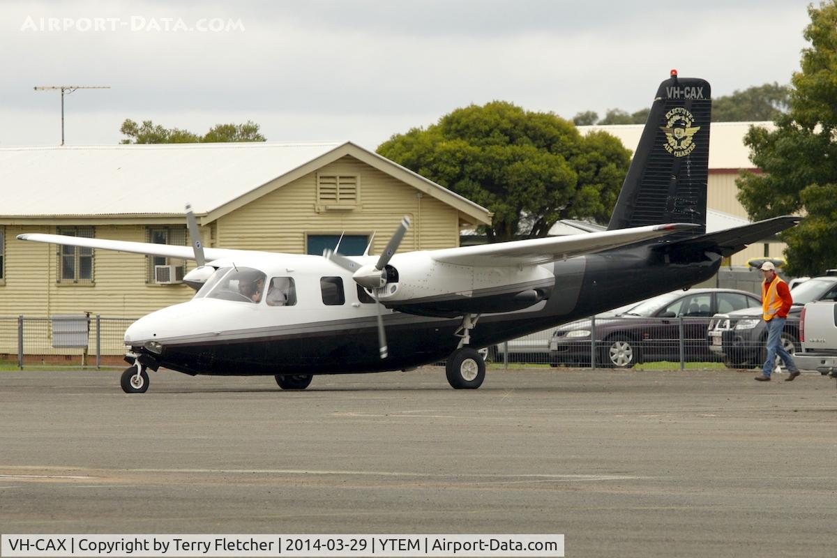 VH-CAX, 1959 Aero Commander 680E Commander C/N 680E-851-73, At Temora Airport during the 40th Anniversary Fly-In of the Australian Antique Aircraft Association