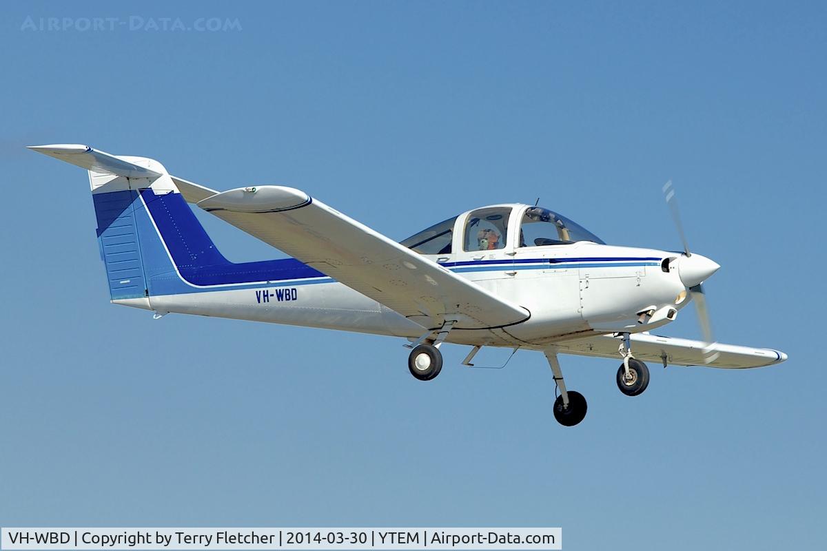 VH-WBD, 1978 Piper PA-38-112 Tomahawk C/N 38-78A0387, At Temora Airport during the 40th Anniversary Fly-In of the Australian Antique Aircraft Association