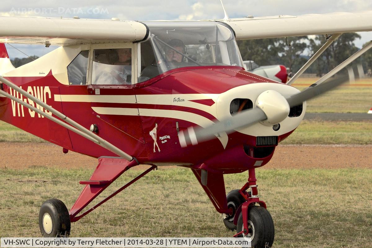 VH-SWC, 1957 Piper PA-22-150 C/N 22-5519, At Temora Airport during the 40th Anniversary Fly-In of the Australian Antique Aircraft Association