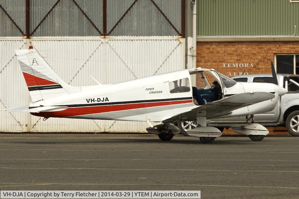 VH-DJA, 1974 Piper PA-28-140 Cherokee Cruiser C/N 28-7425288, At Temora Airport during the 40th Anniversary Fly-In of the Australian Antique Aircraft Association