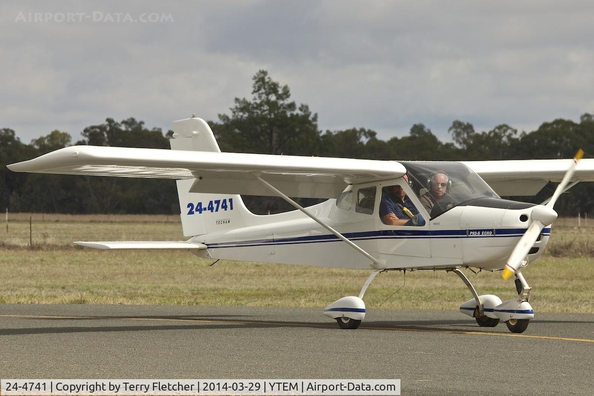 24-4741, Tecnam P-92S Echo C/N 0394, At Temora Airport during the 40th Anniversary Fly-In of the Australian Antique Aircraft Association