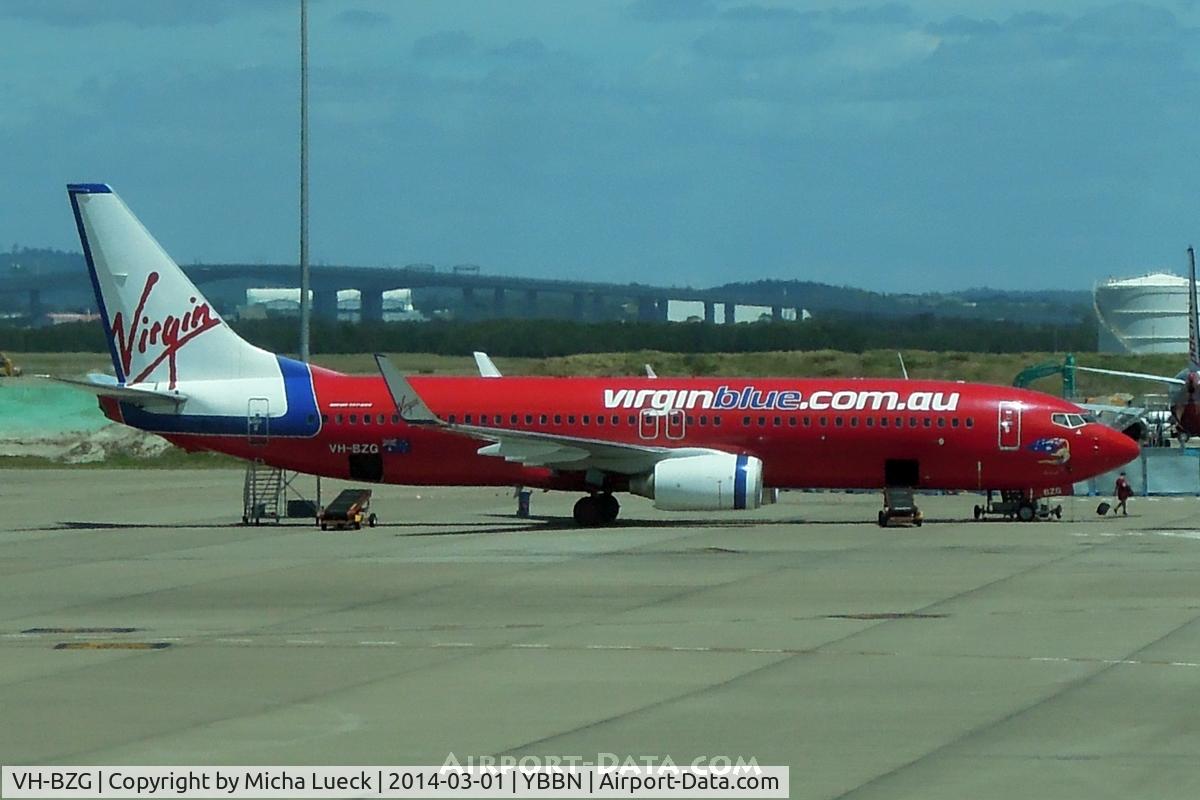 VH-BZG, 2010 Boeing 737-8FE C/N 37822, At Brisbane