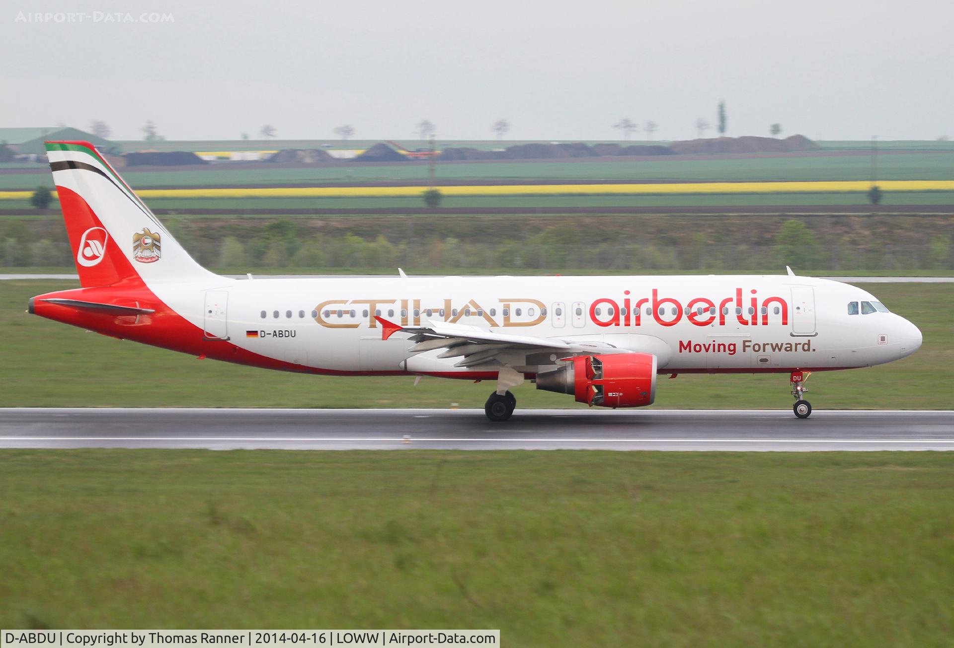 D-ABDU, 2008 Airbus A320-214 C/N 3516, Air Berlin/Etihad A320