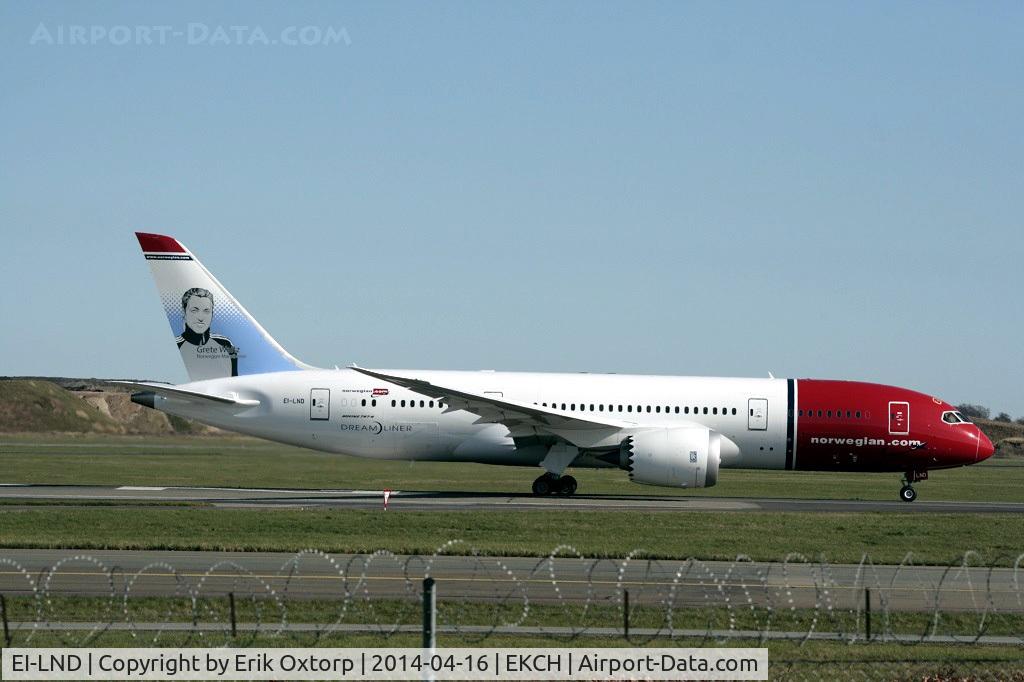 EI-LND, 2014 Boeing 787-8 Dreamliner C/N 35310, EI-LND taking off on rw 22R