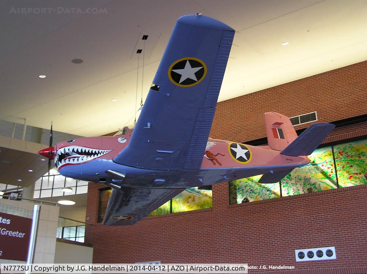 N777SU, 1953 Beech T-34A (A45) Mentor Mentor C/N G-18, Hanging at AZO.