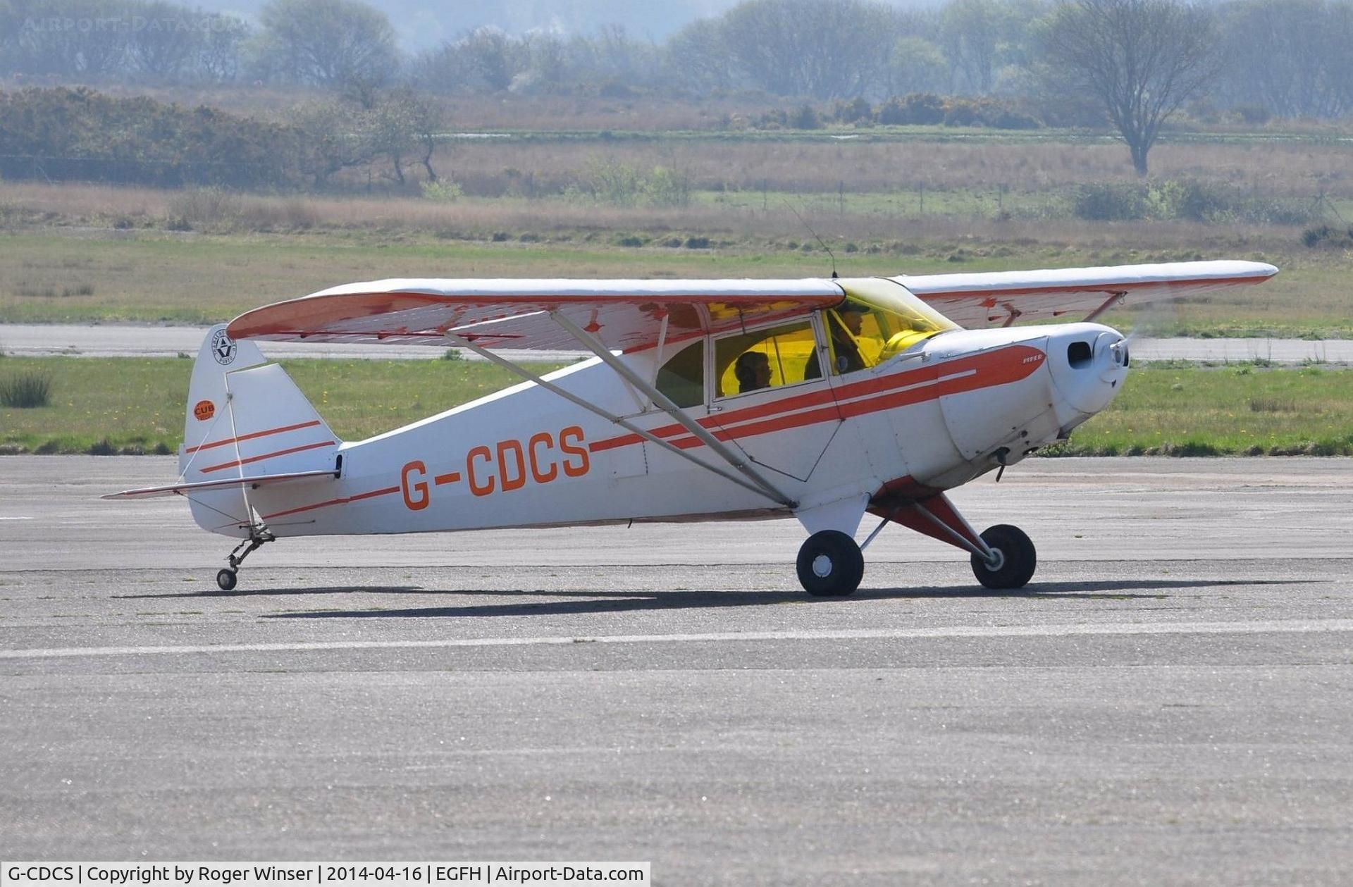 G-CDCS, 1947 Piper PA-12 Super Cruiser C/N 12-2907, Visiting Super Cruiser. Previously N854CC