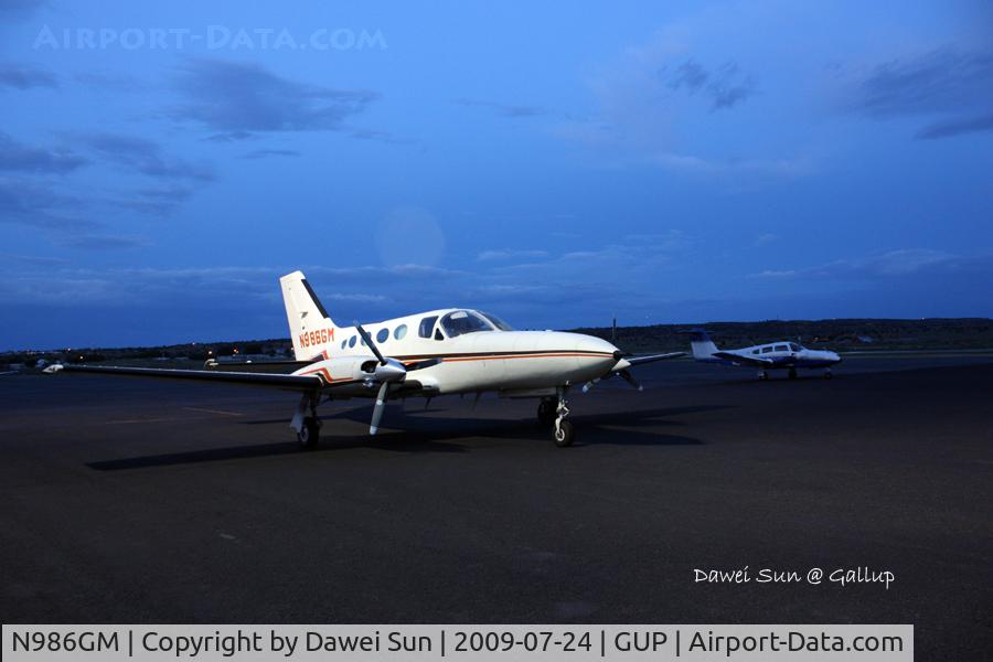 N986GM, 1978 Cessna 414A Chancellor C/N 414A0089, Gallup Municipal Airport, Gallup, New Mexico, United States