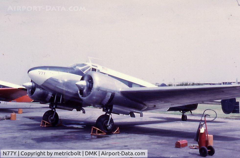 N77Y, 1944 Beech C-45G Expeditor C/N AF-96, Air America Beech Ten Two (C-45G) N77Y in 1966