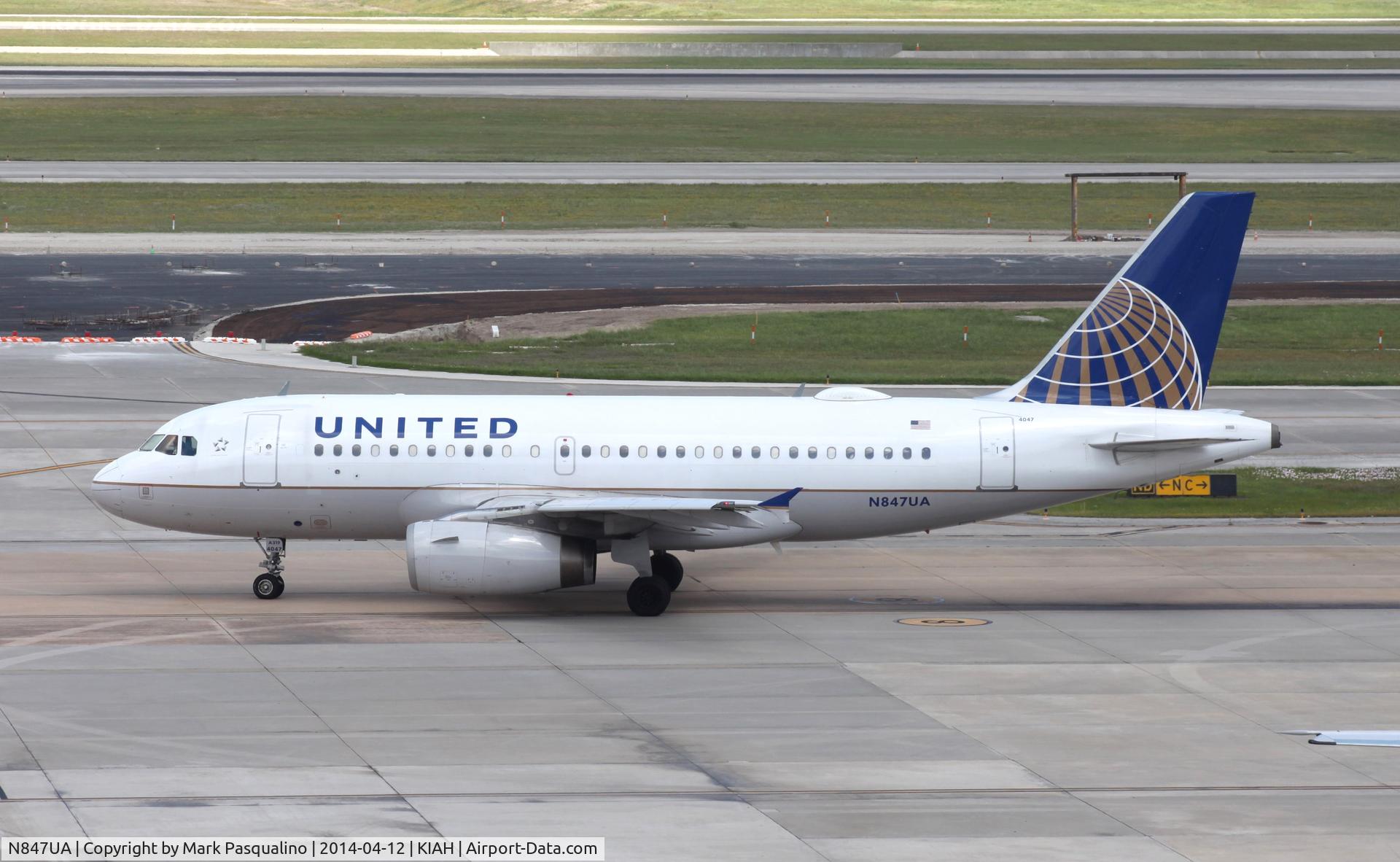 N847UA, 2001 Airbus A319-131 C/N 1627, Airbus A319