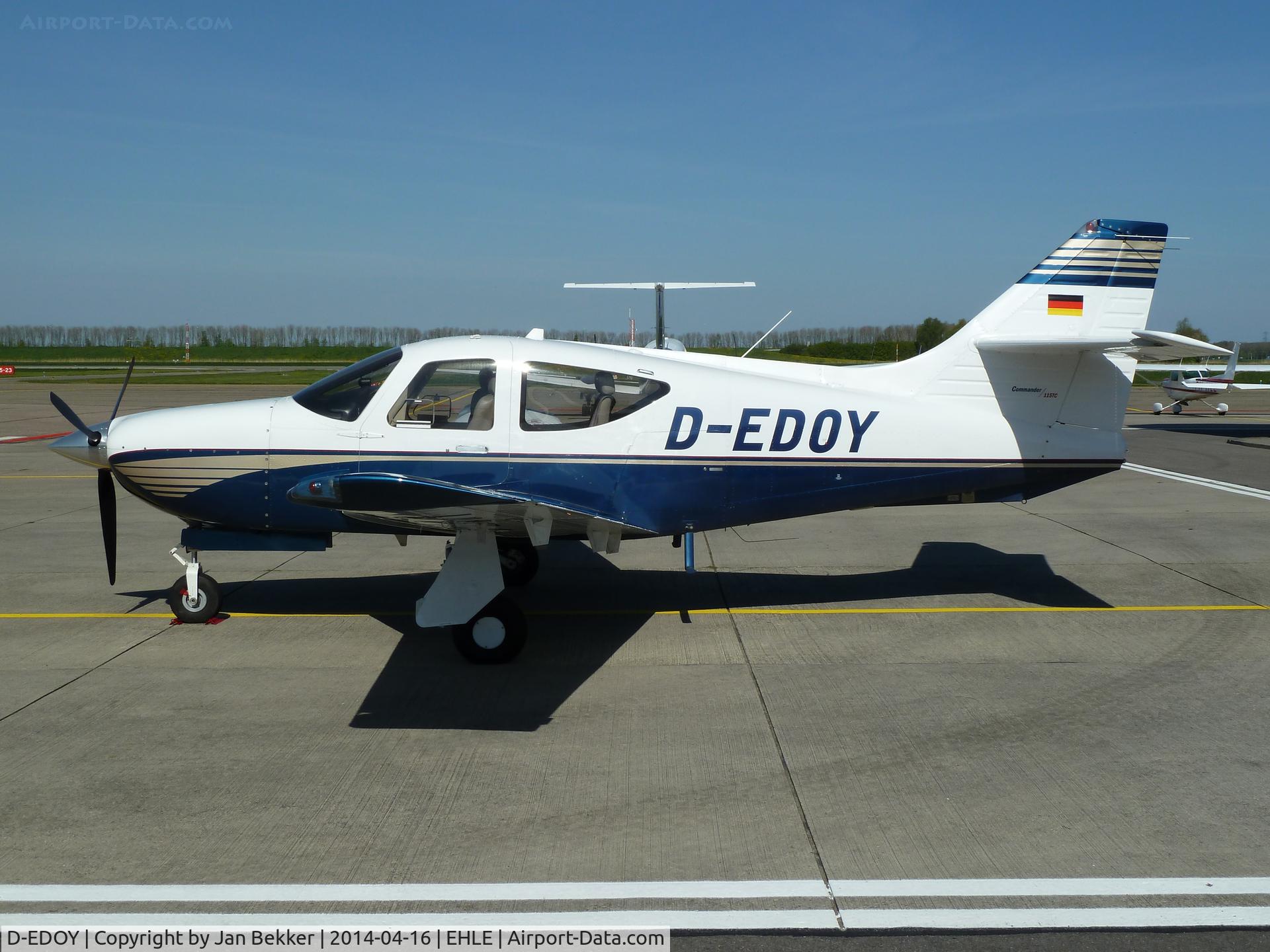 D-EDOY, Rockwell Commander 115TC C/N 20031, Airport Lelystad