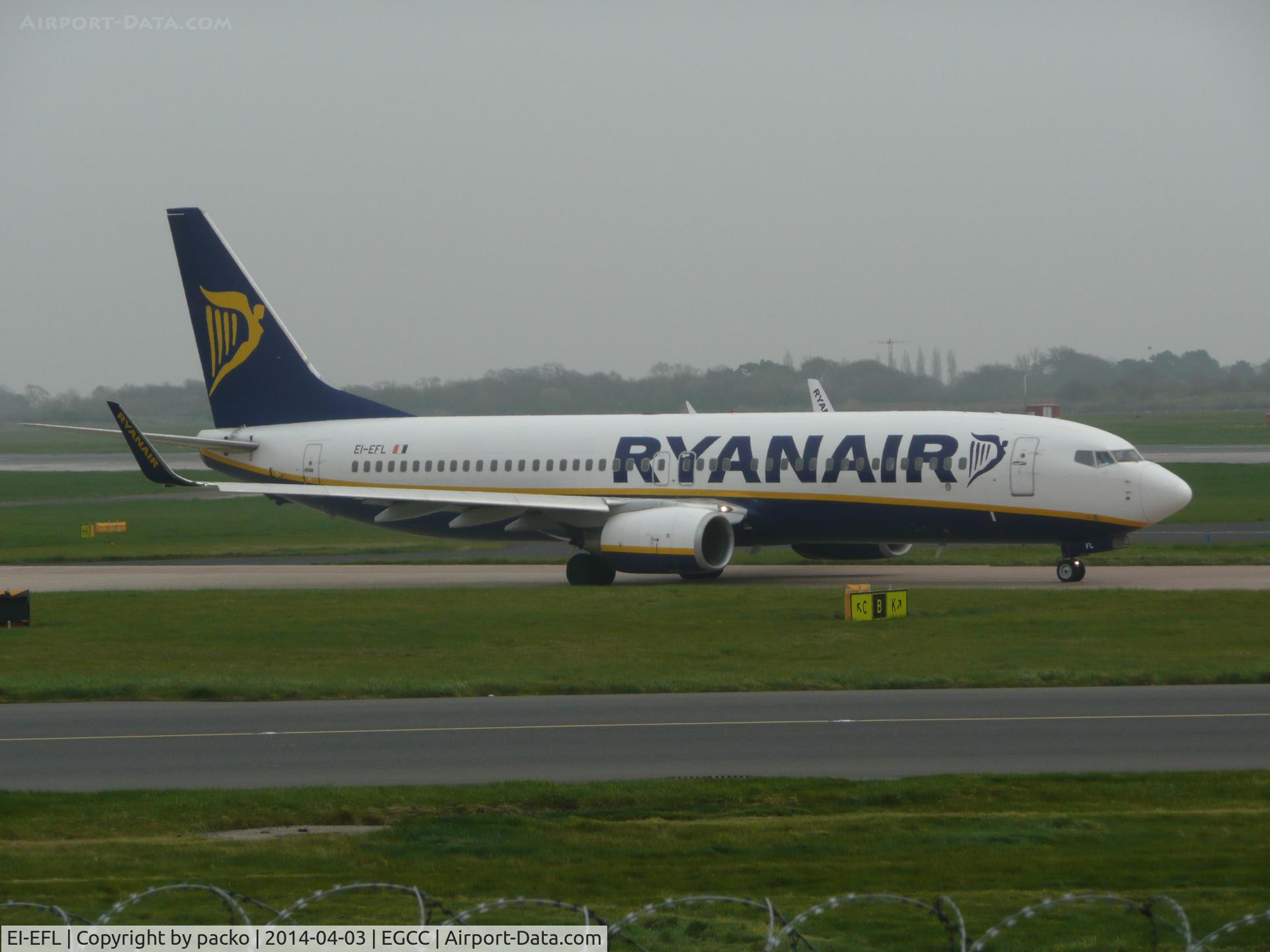 EI-EFL, 2009 Boeing 737-8AS C/N 37534, taxing out for take off 
photo taken from the AVP