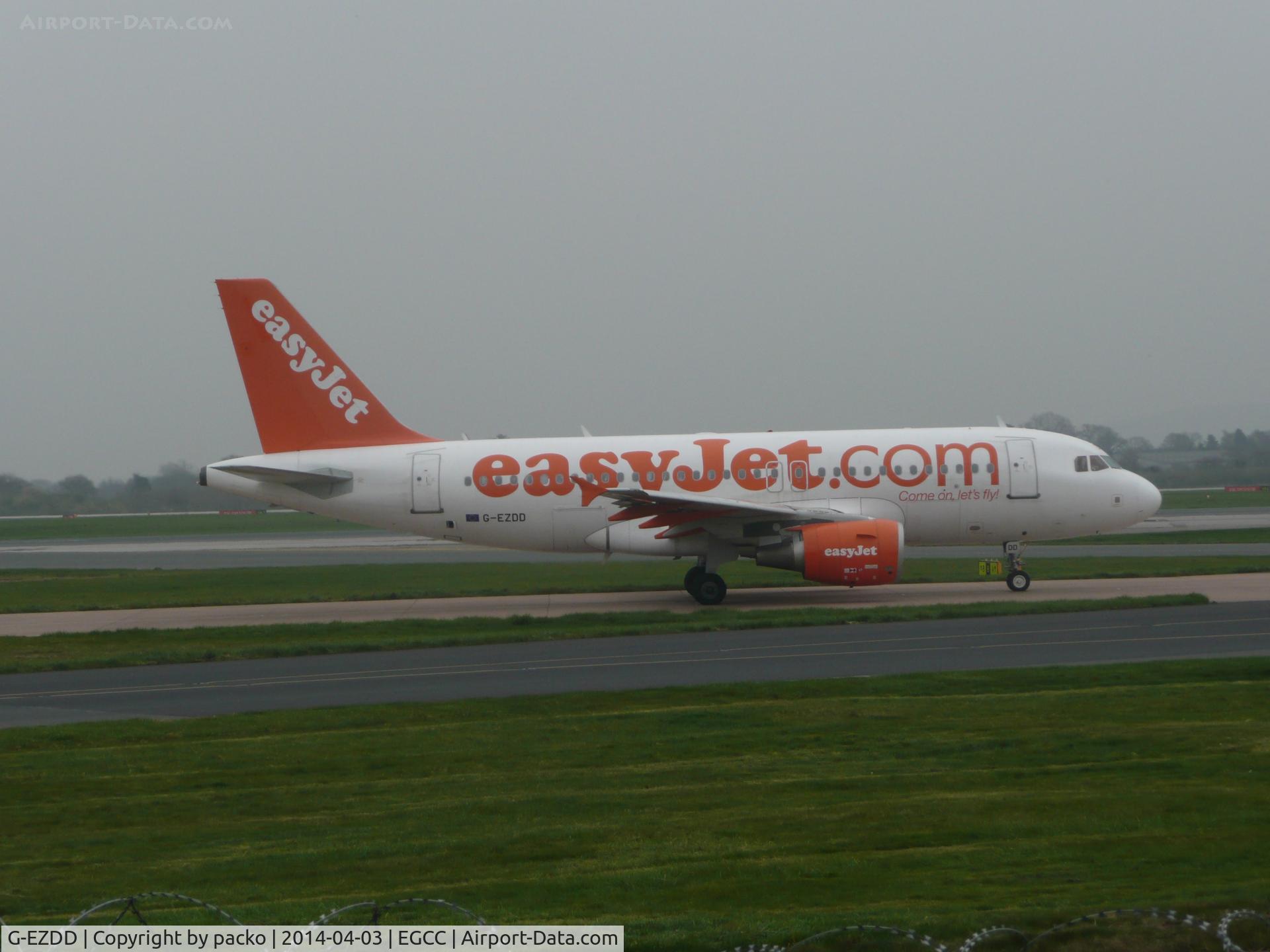 G-EZDD, 2008 Airbus A319-111 C/N 3442, aircraft taxing out for take off

photo taken from the AVP
