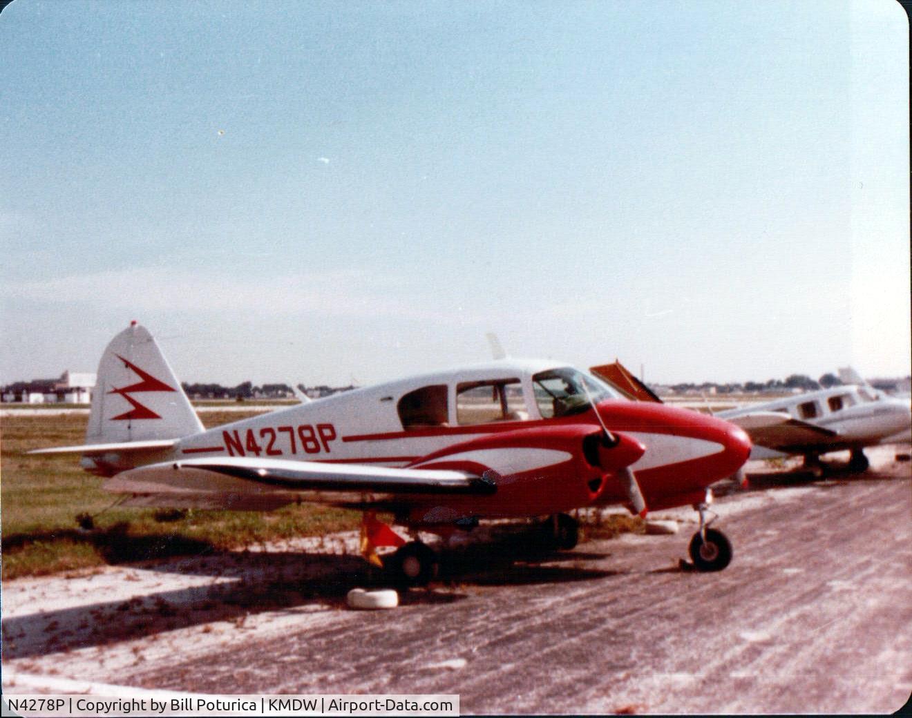 N4278P, 1959 Piper PA-23-160 Apache C/N 23-1777, The Apache was shot at Chicago Midway around 1979, it sat at the field for many years.