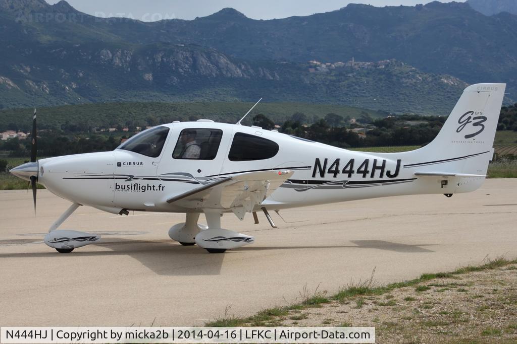 N444HJ, 2007 Cirrus SR22 G3 GTS C/N 2601, Taxiing