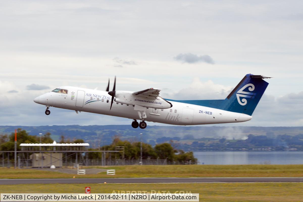 ZK-NEB, 2005 De Havilland Canada DHC-8-311 Dash 8 C/N 615, At Rotorua