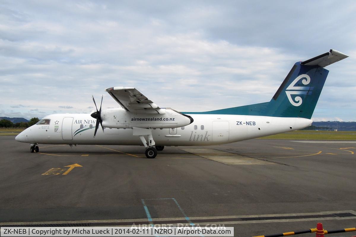 ZK-NEB, 2005 De Havilland Canada DHC-8-311 Dash 8 C/N 615, At Rotorua