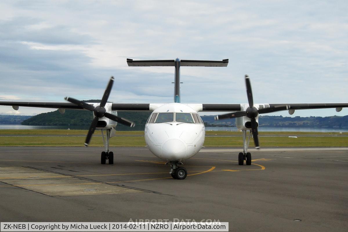 ZK-NEB, 2005 De Havilland Canada DHC-8-311 Dash 8 C/N 615, At Rotorua