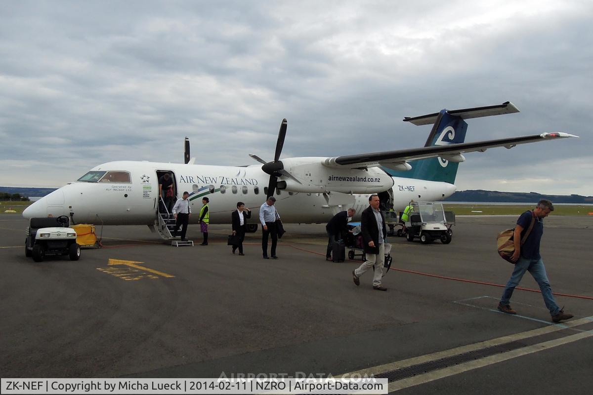 ZK-NEF, 2005 De Havilland Canada DHC-8-311 Dash 8 C/N 620, At Rotorua