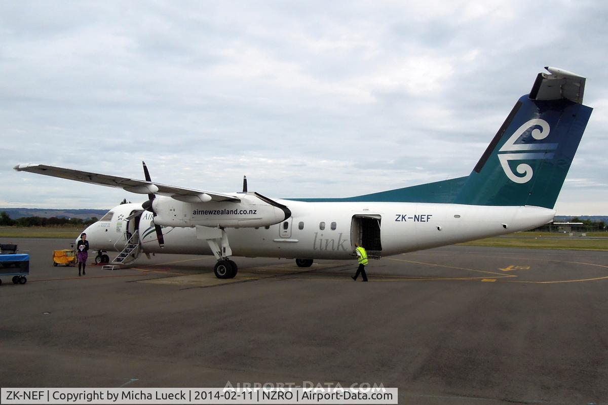 ZK-NEF, 2005 De Havilland Canada DHC-8-311 Dash 8 C/N 620, At Rotorua