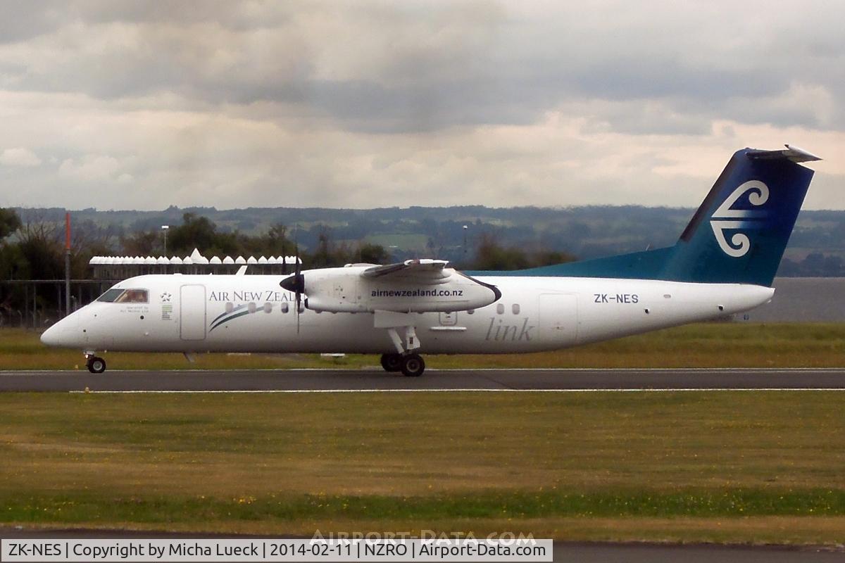 ZK-NES, 2007 De Havilland Canada DHC-8-311 Dash 8 C/N 641, At Rotorua
