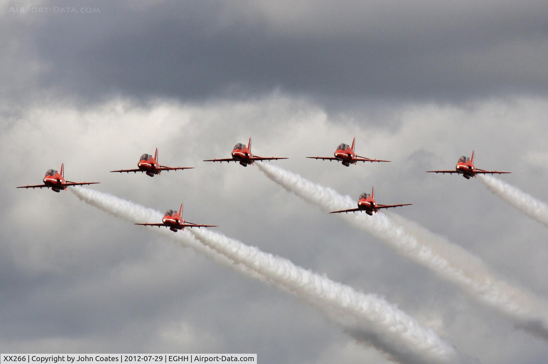 XX266, 1979 Hawker Siddeley Hawk T.1A C/N 102/312102, Reds arriving