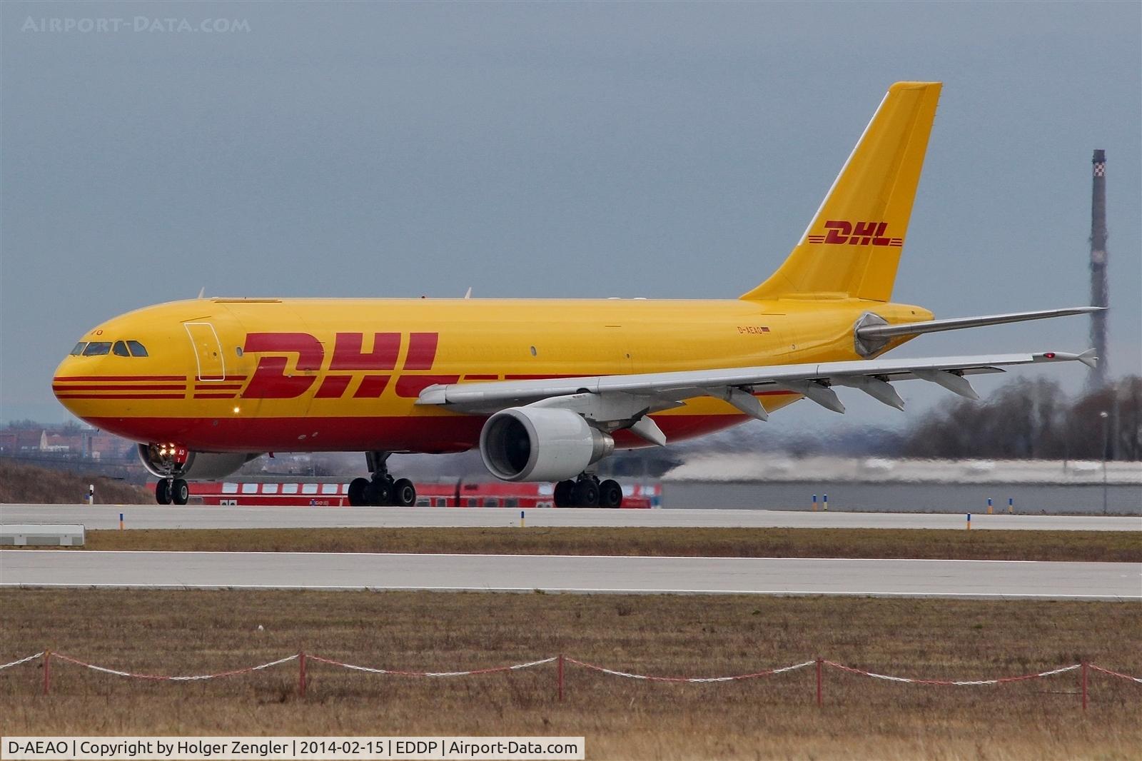 D-AEAO, 1993 Airbus A300B4-622R(F) C/N 711, At holding point 26L...