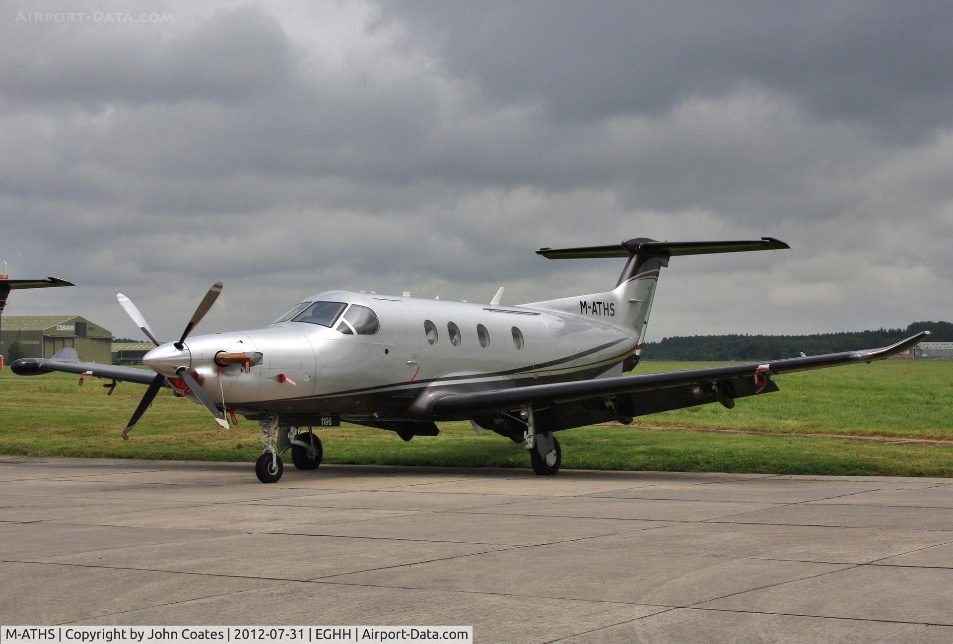 M-ATHS, 2009 Pilatus PC-12/47E C/N 1196, At Pilatus Centre