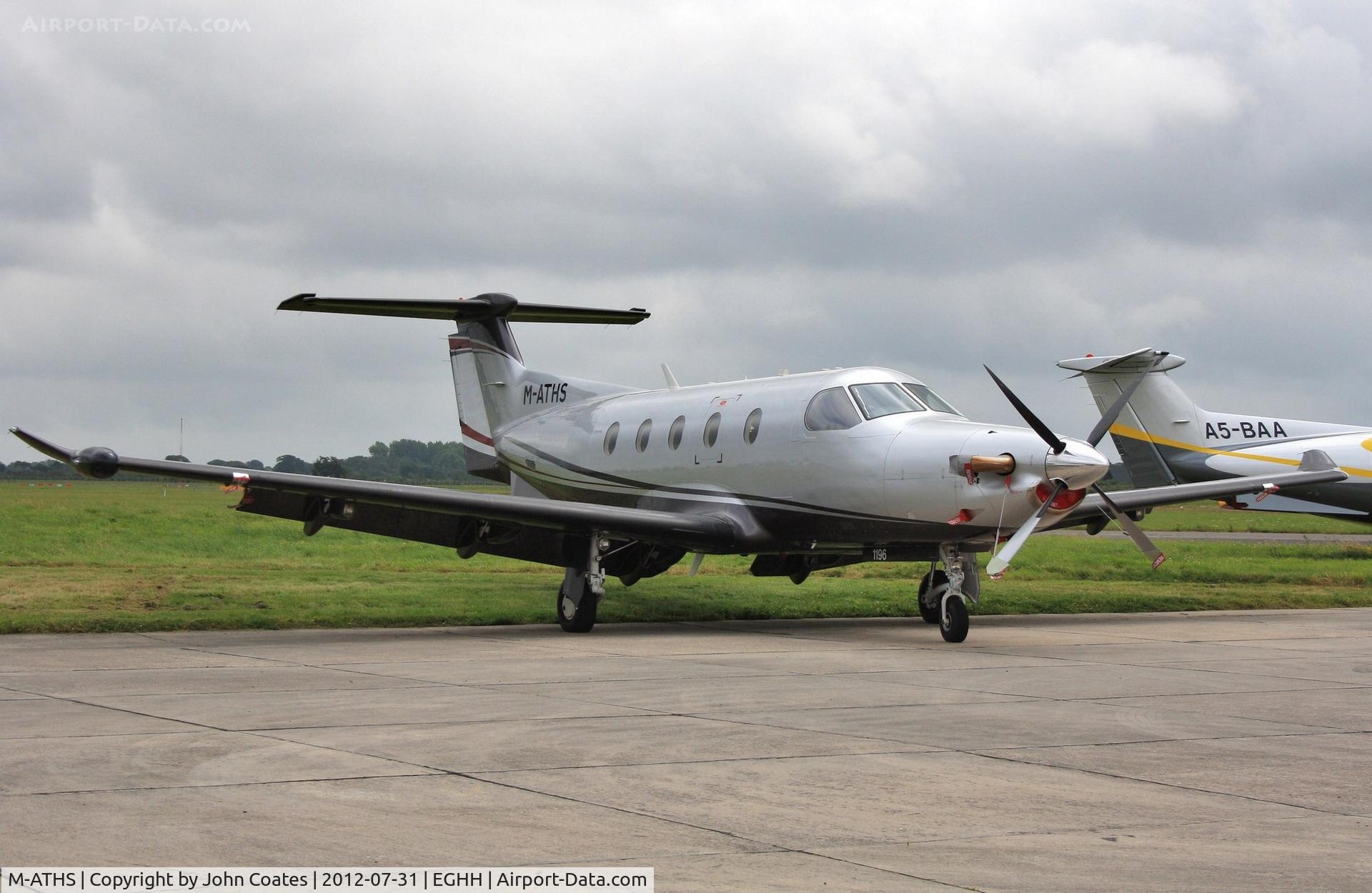 M-ATHS, 2009 Pilatus PC-12/47E C/N 1196, At Pilatus Centre