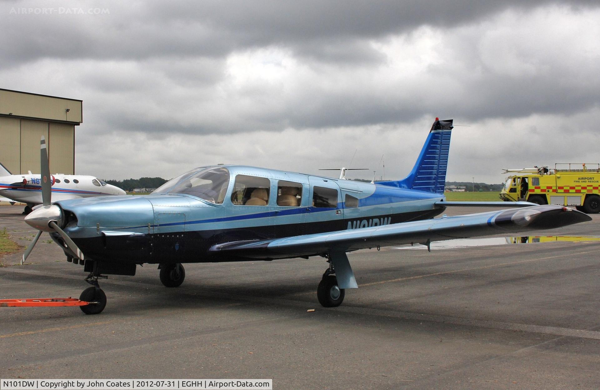 N101DW, 1976 Piper PA-32R-300 Cherokee Lance C/N 32R-7680399, On its way to paintshop